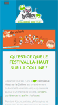 Mobile Screenshot of la-haut-sur-la-colline.fr
